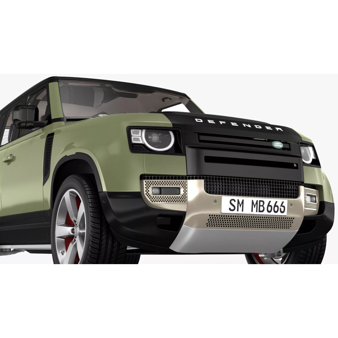 Land Rover Defender Country Pack 3D Model – High Poly Off-Road Vehicle, FBX - View 23