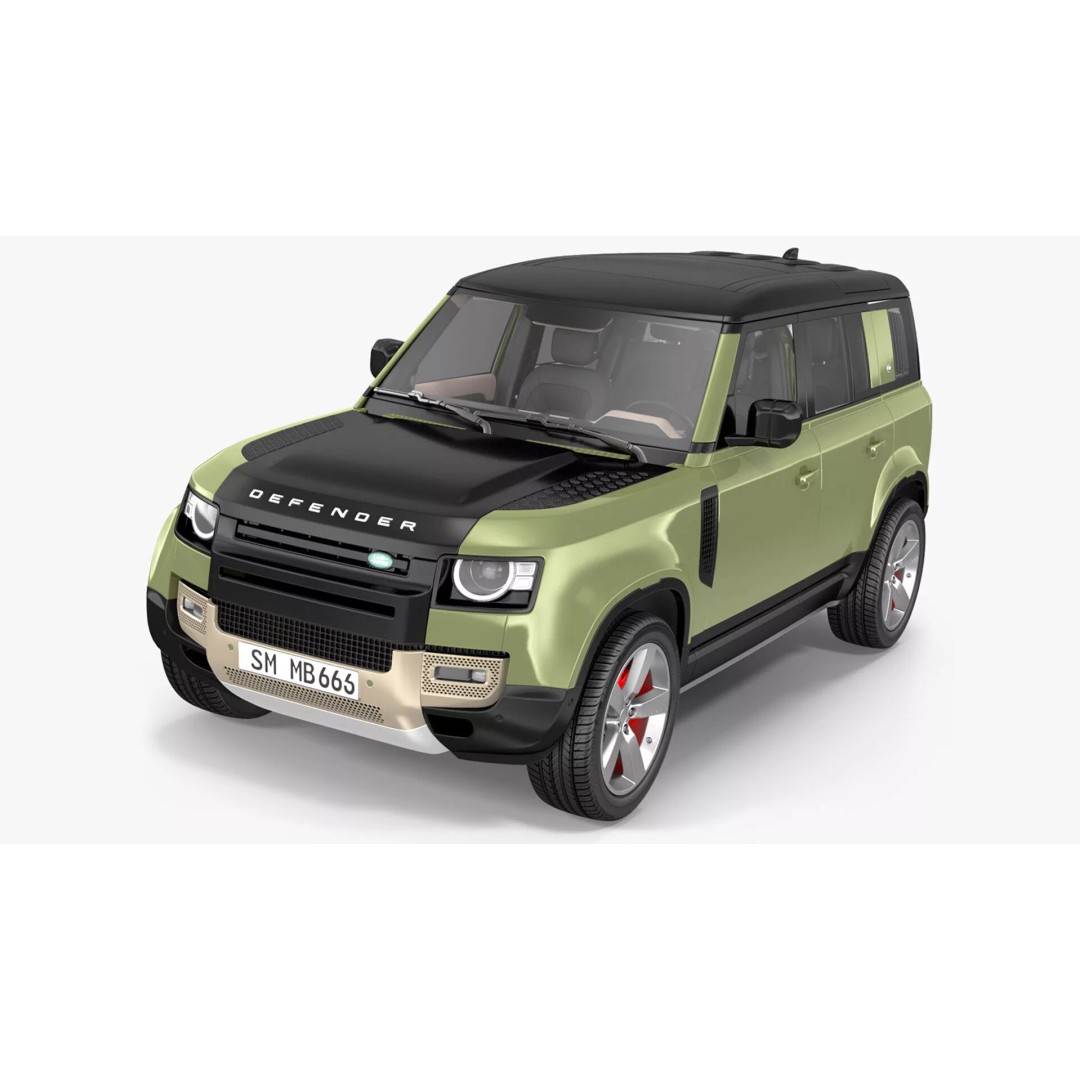 Land Rover Defender Country Pack 3D Model – High Poly Off-Road Vehicle, FBX - View 3