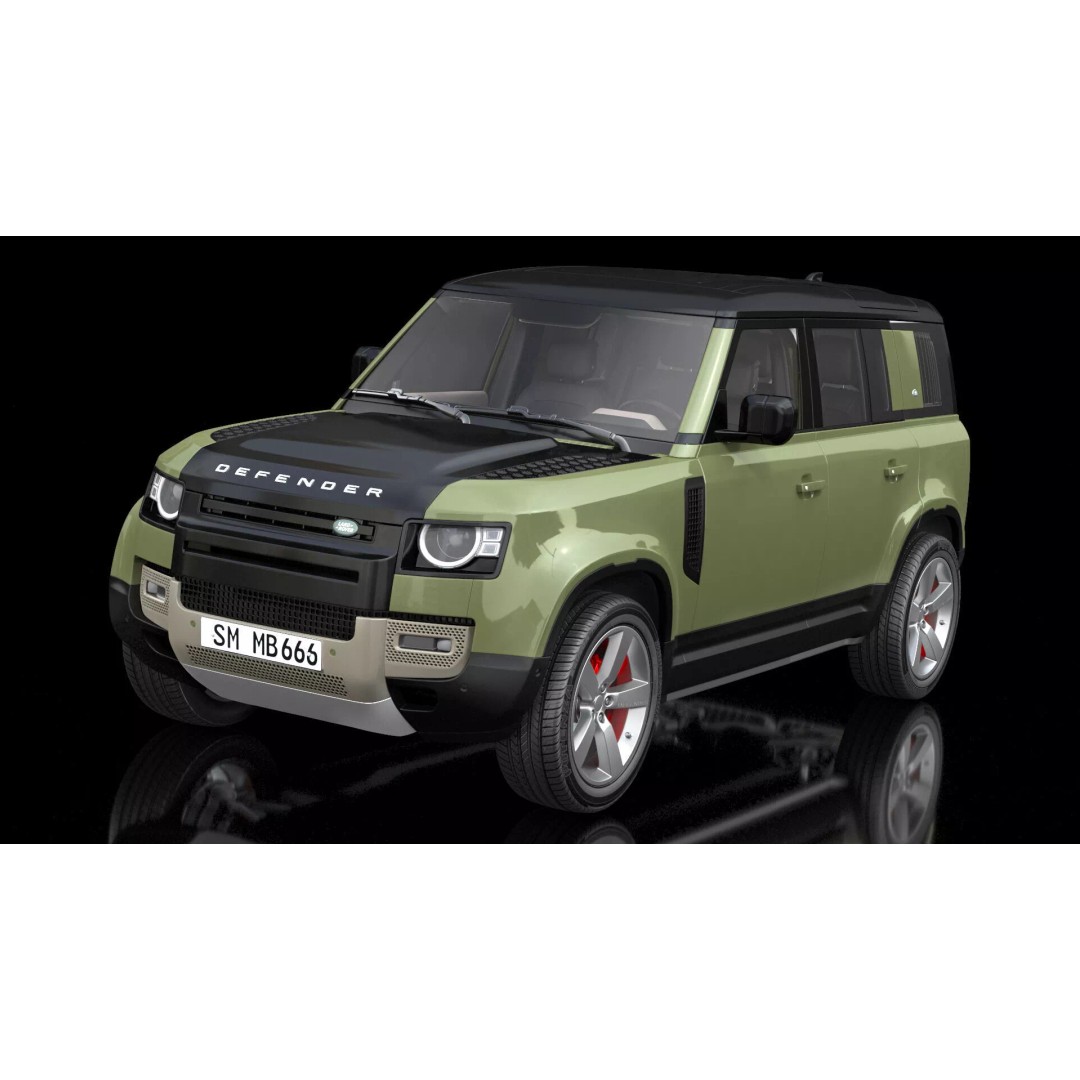 Land Rover Defender Country Pack 3D Model – High Poly Off-Road Vehicle, FBX - View 4