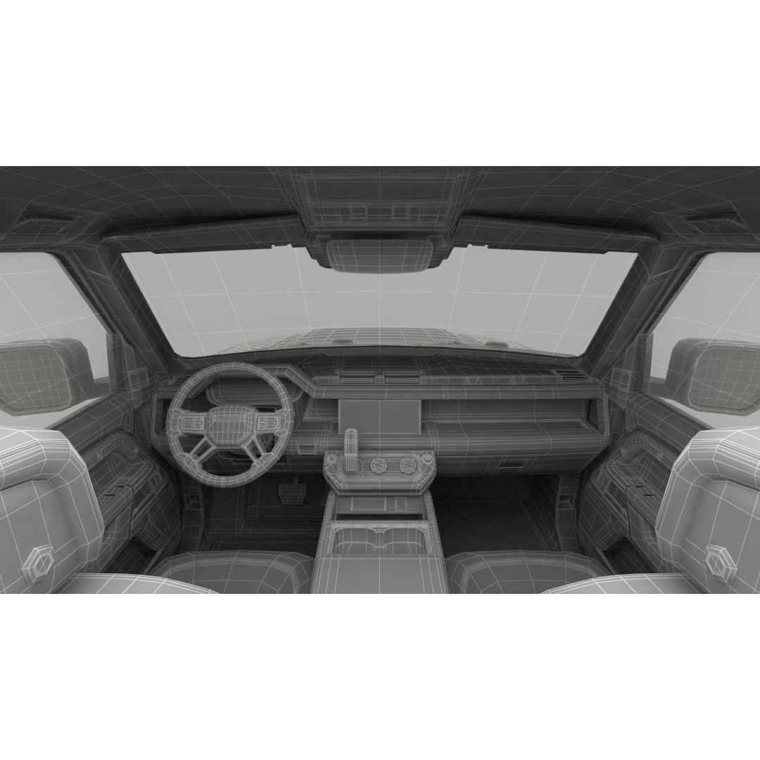Land Rover Defender Country Pack 3D Model – High Poly Off-Road Vehicle, FBX - View 51