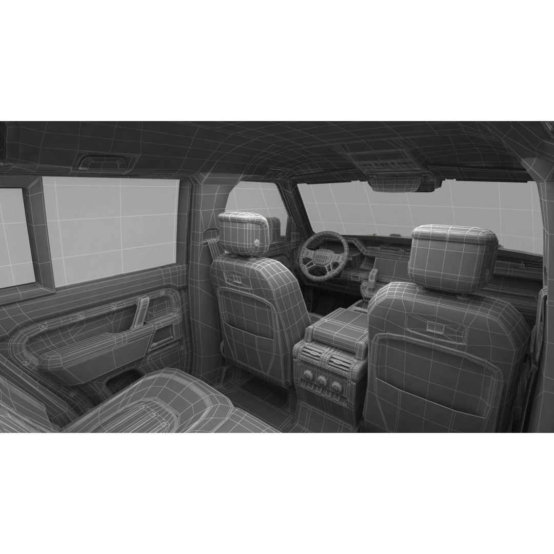 Land Rover Defender Country Pack 3D Model – High Poly Off-Road Vehicle, FBX - View 52
