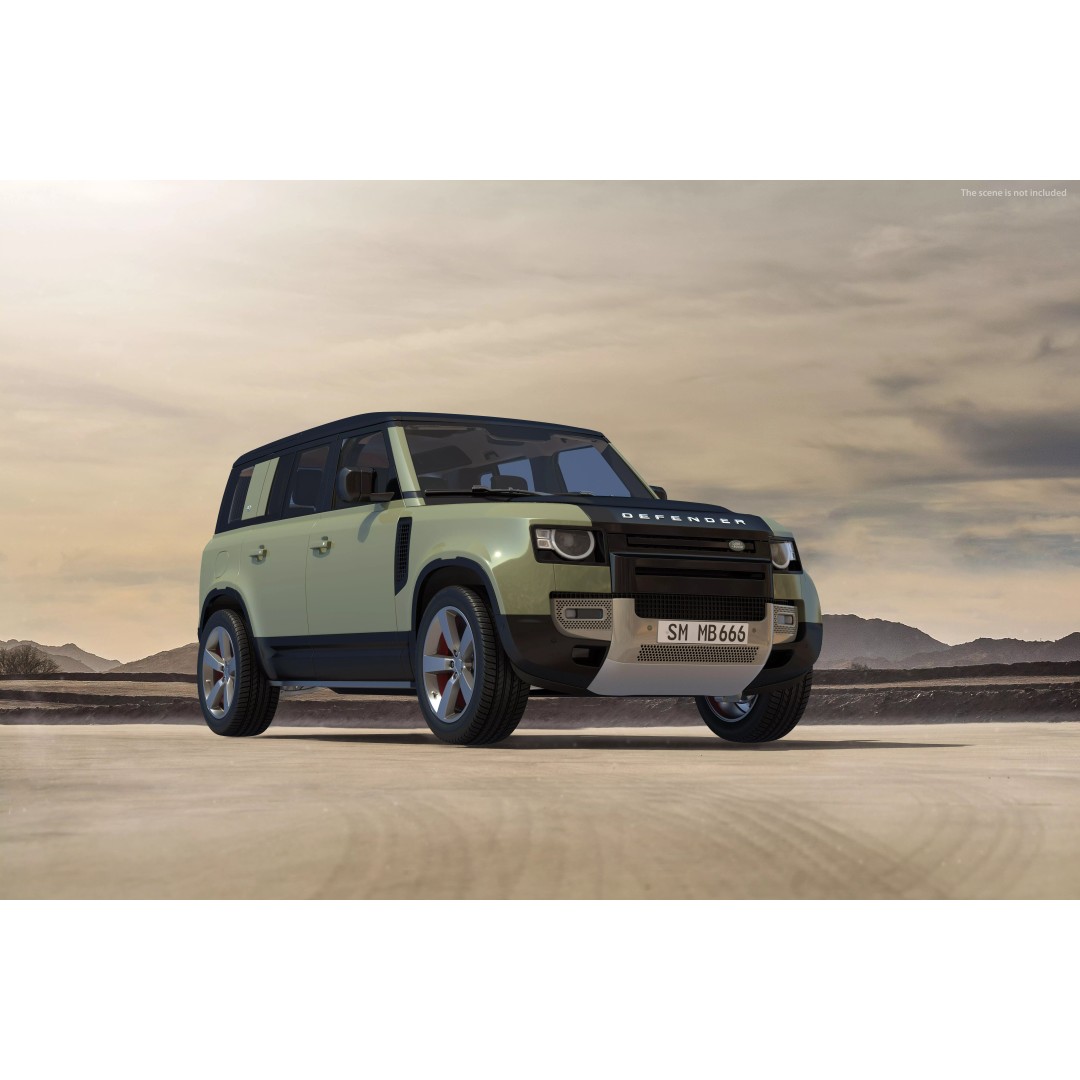 Land Rover Defender Country Pack 3D Model – High Poly Off-Road Vehicle, FBX - View 6