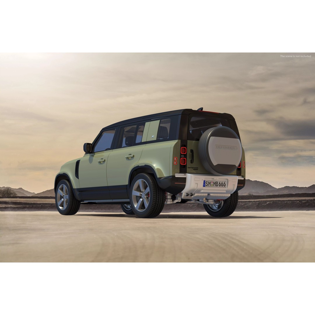 Land Rover Defender Country Pack 3D Model – High Poly Off-Road Vehicle, FBX - View 7