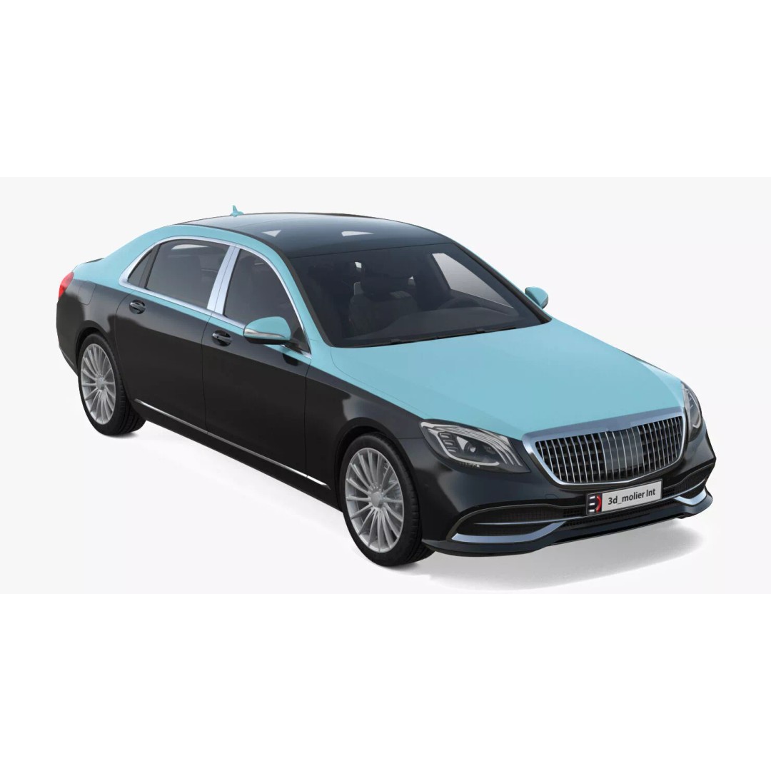 Luxury Limousine 3D Model – High Poly PBR Vehicle, FBX - View 21