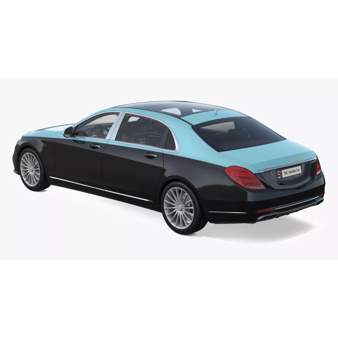 Luxury Limousine 3D Model – High Poly PBR Vehicle, FBX - View 22