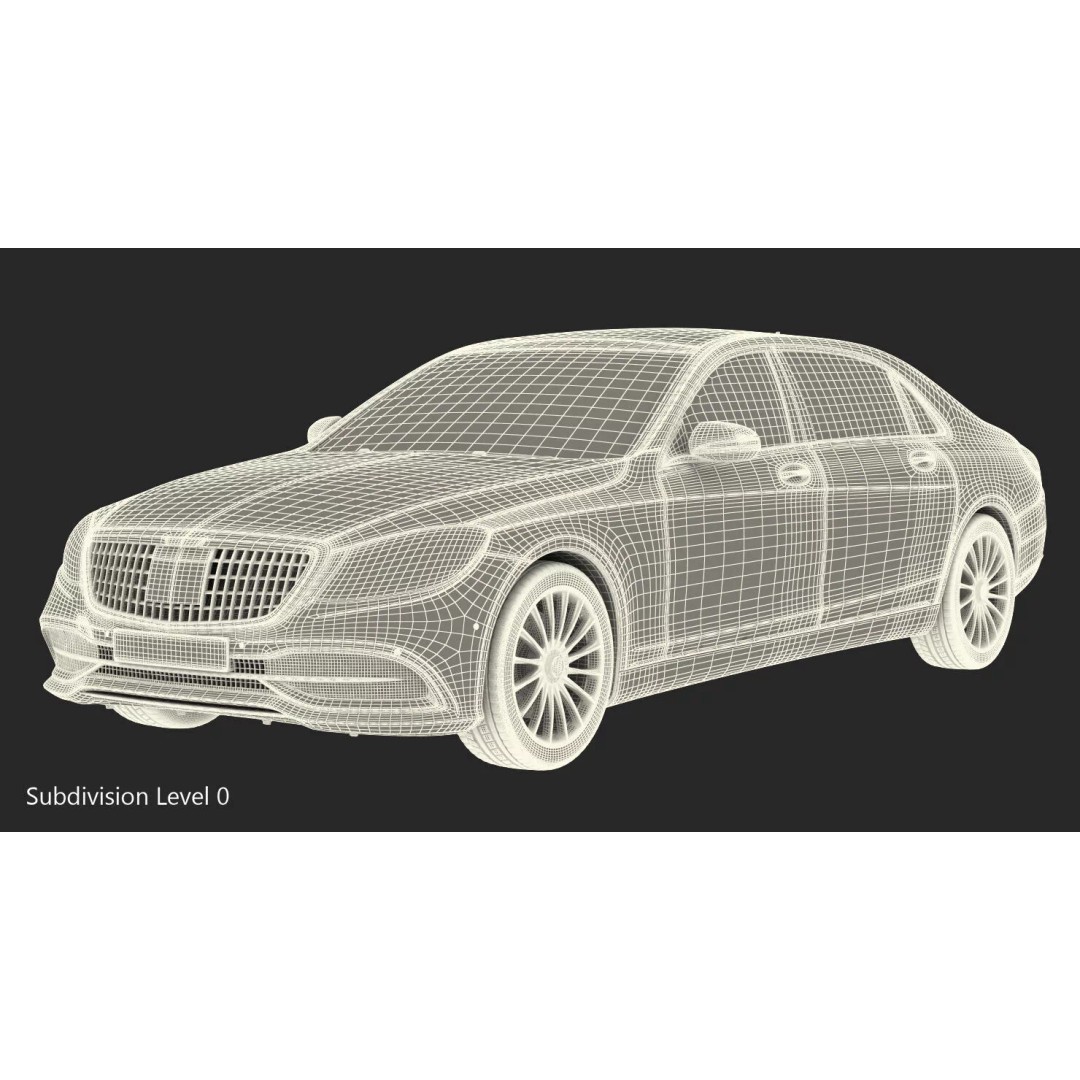 Luxury Limousine 3D Model – High Poly PBR Vehicle, FBX - View 28