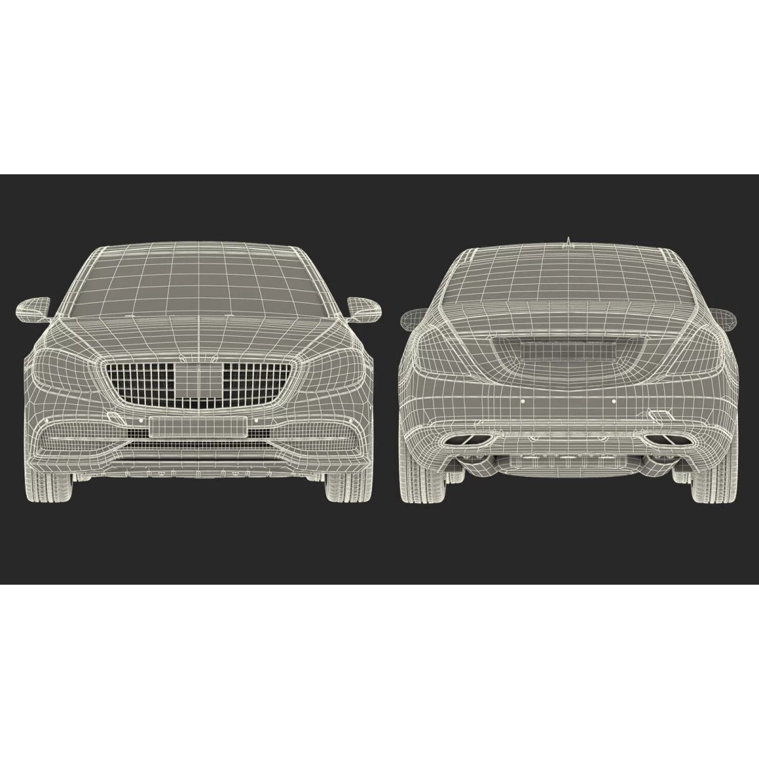 Luxury Limousine 3D Model – High Poly PBR Vehicle, FBX - View 32