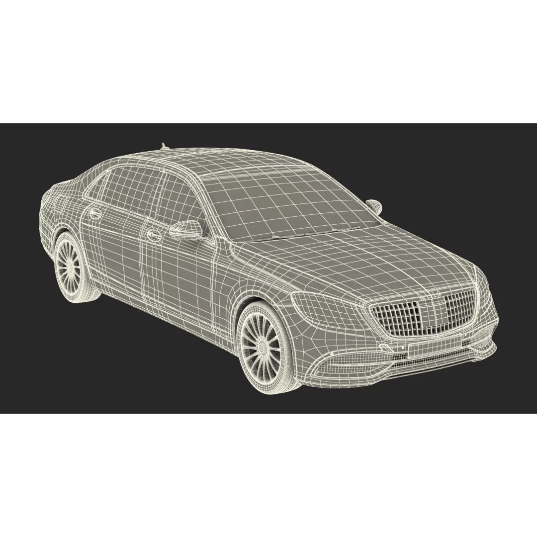 Luxury Limousine 3D Model – High Poly PBR Vehicle, FBX - View 33