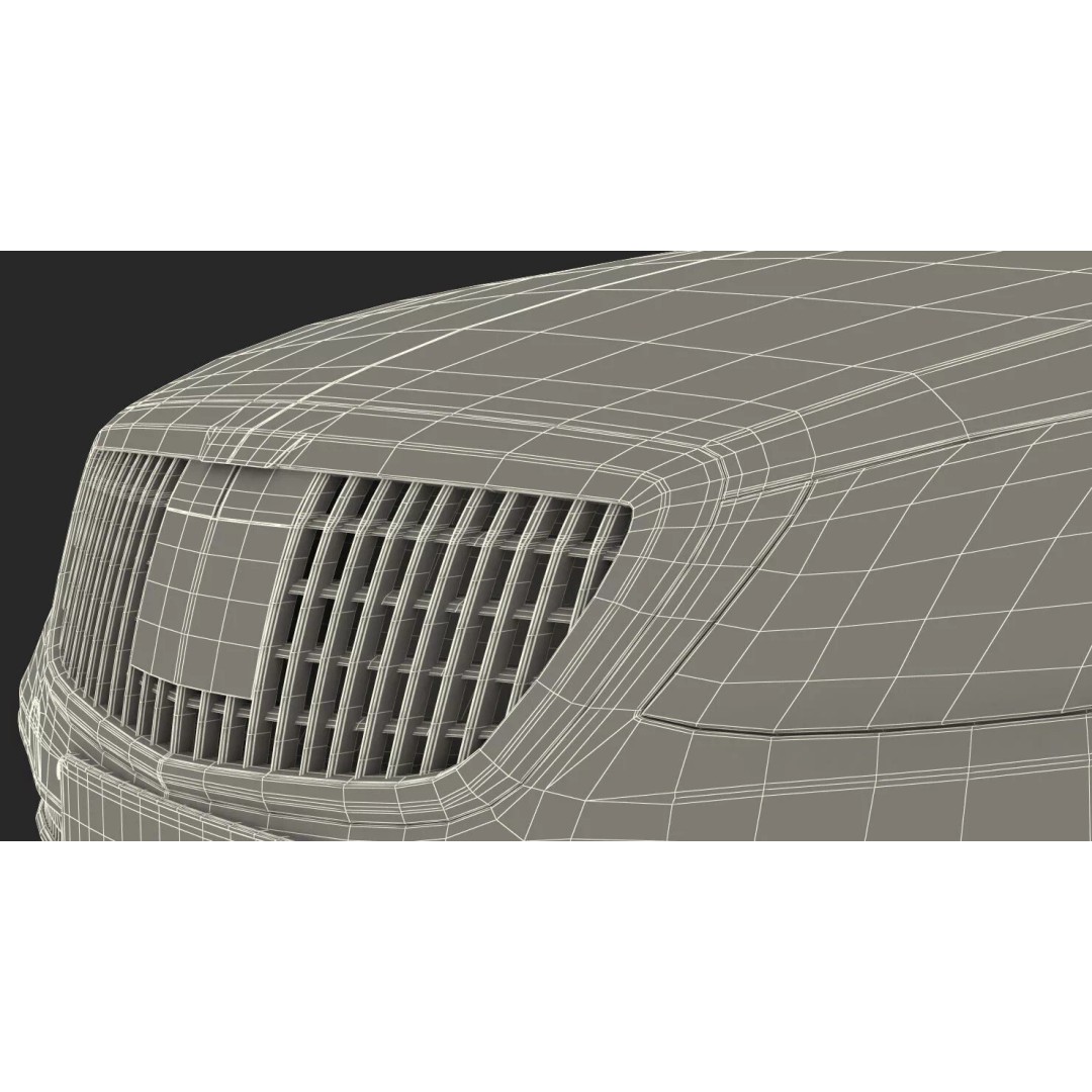 Luxury Limousine 3D Model – High Poly PBR Vehicle, FBX - View 37