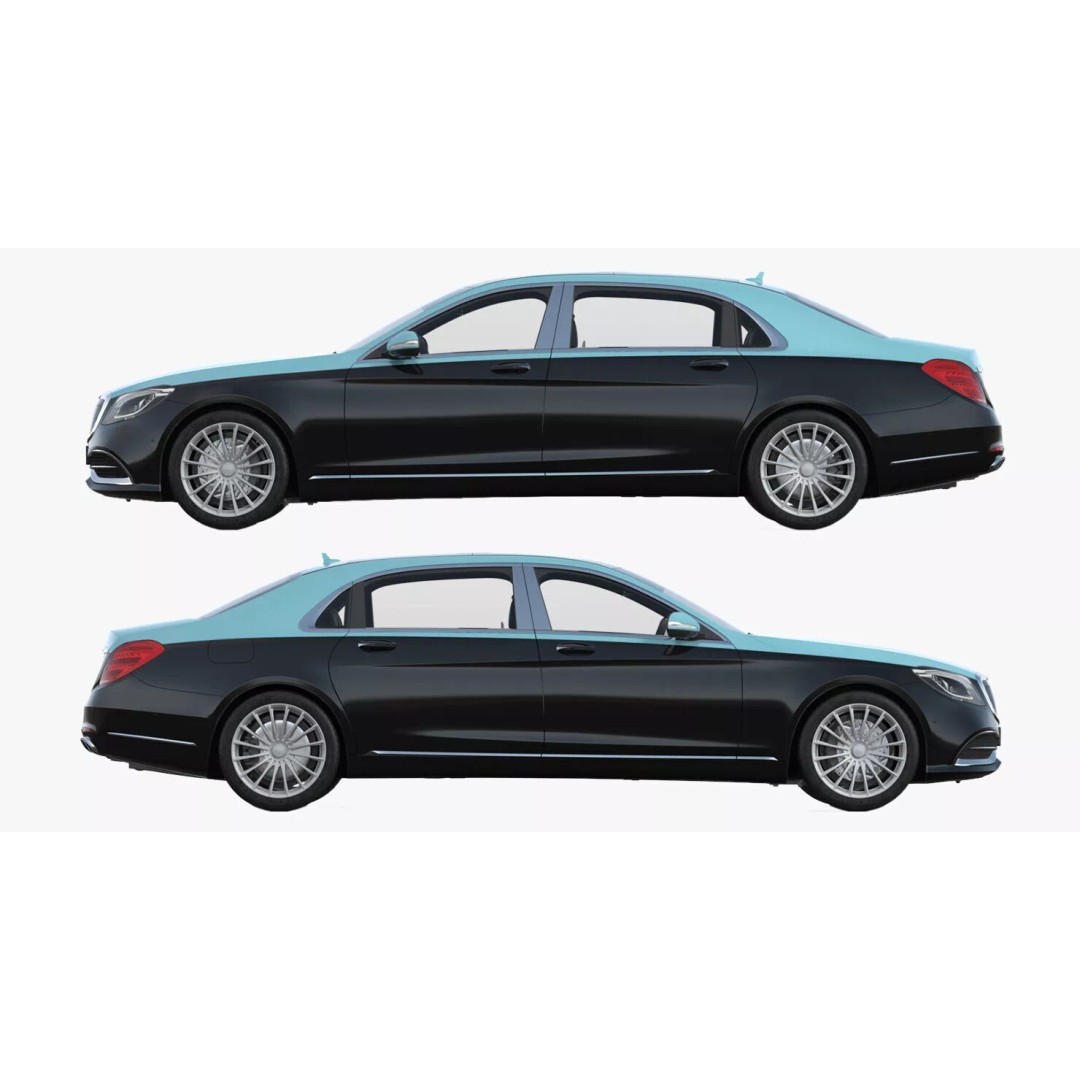 Luxury Limousine 3D Model – High Poly PBR Vehicle, FBX - View 8