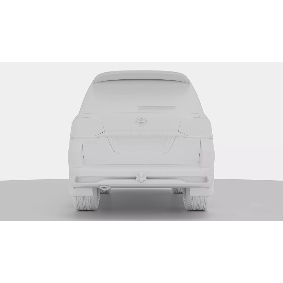 Toyota Land Cruiser 2016 3D Model – High Poly SUV, FBX, Blender - View 16