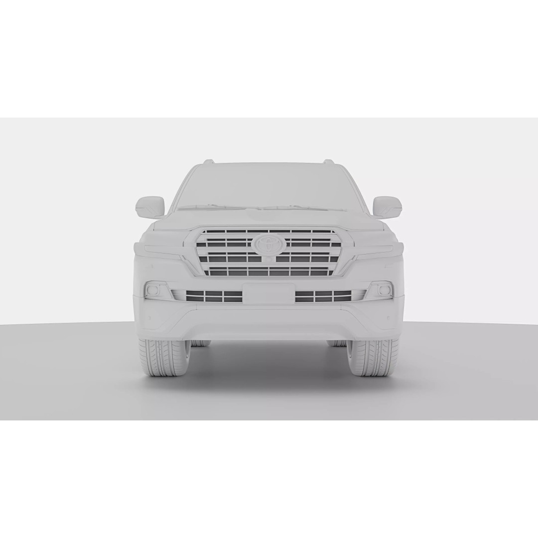 Toyota Land Cruiser 2016 3D Model – High Poly SUV, FBX, Blender - View 17