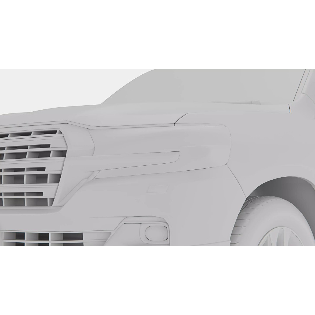 Toyota Land Cruiser 2016 3D Model – High Poly SUV, FBX, Blender - View 18
