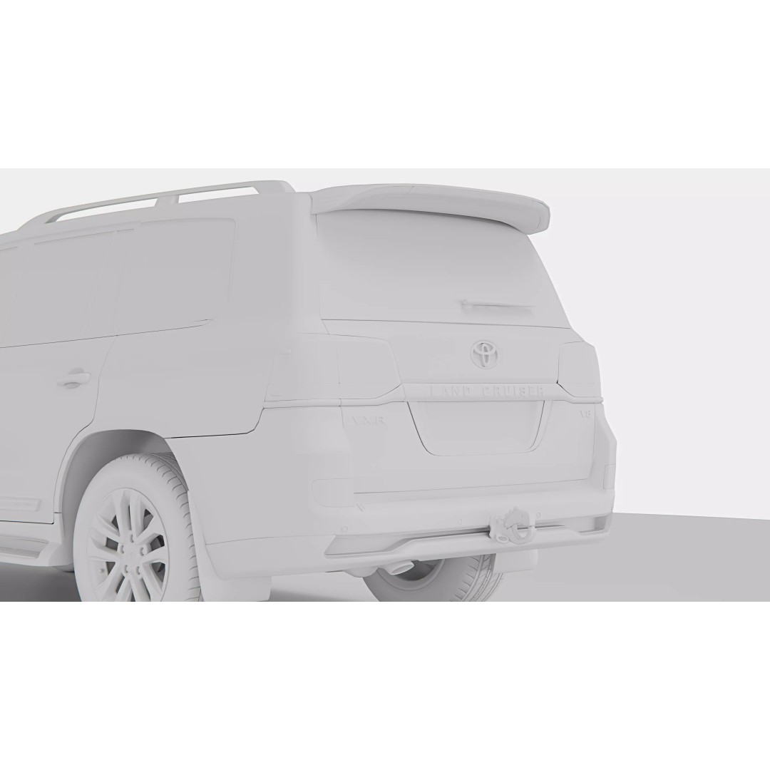 Toyota Land Cruiser 2016 3D Model – High Poly SUV, FBX, Blender - View 19