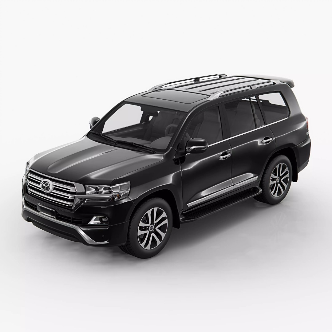 Toyota Land Cruiser 2016 3D Model – High Poly SUV, FBX, Blender - View 2