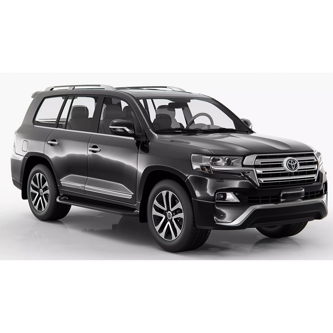 Toyota Land Cruiser 2016 3D Model – High Poly SUV, FBX, Blender - View 6
