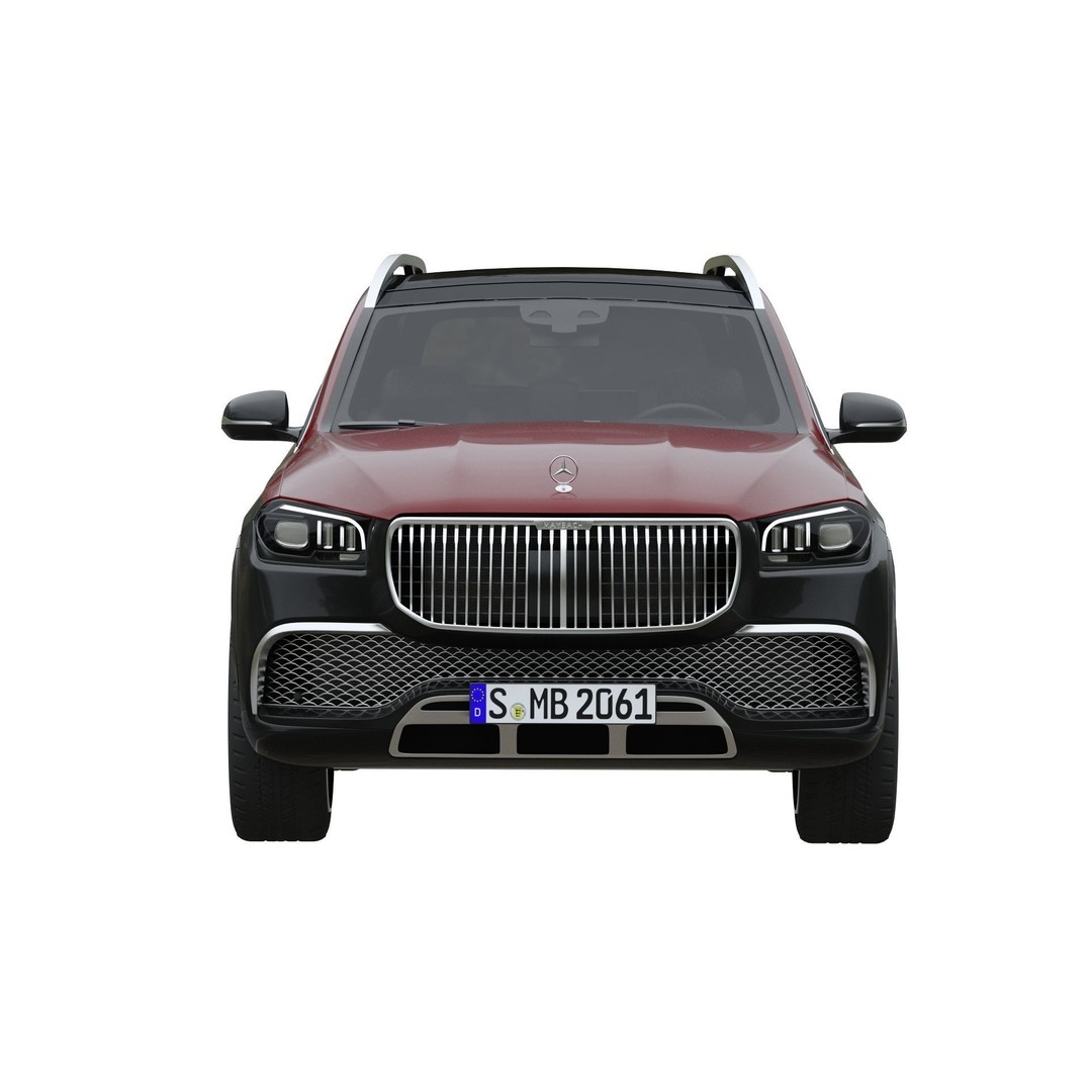 Mercedes-Maybach GLS 600 3D Model – Luxury SUV, FBX, Game Ready - View 10