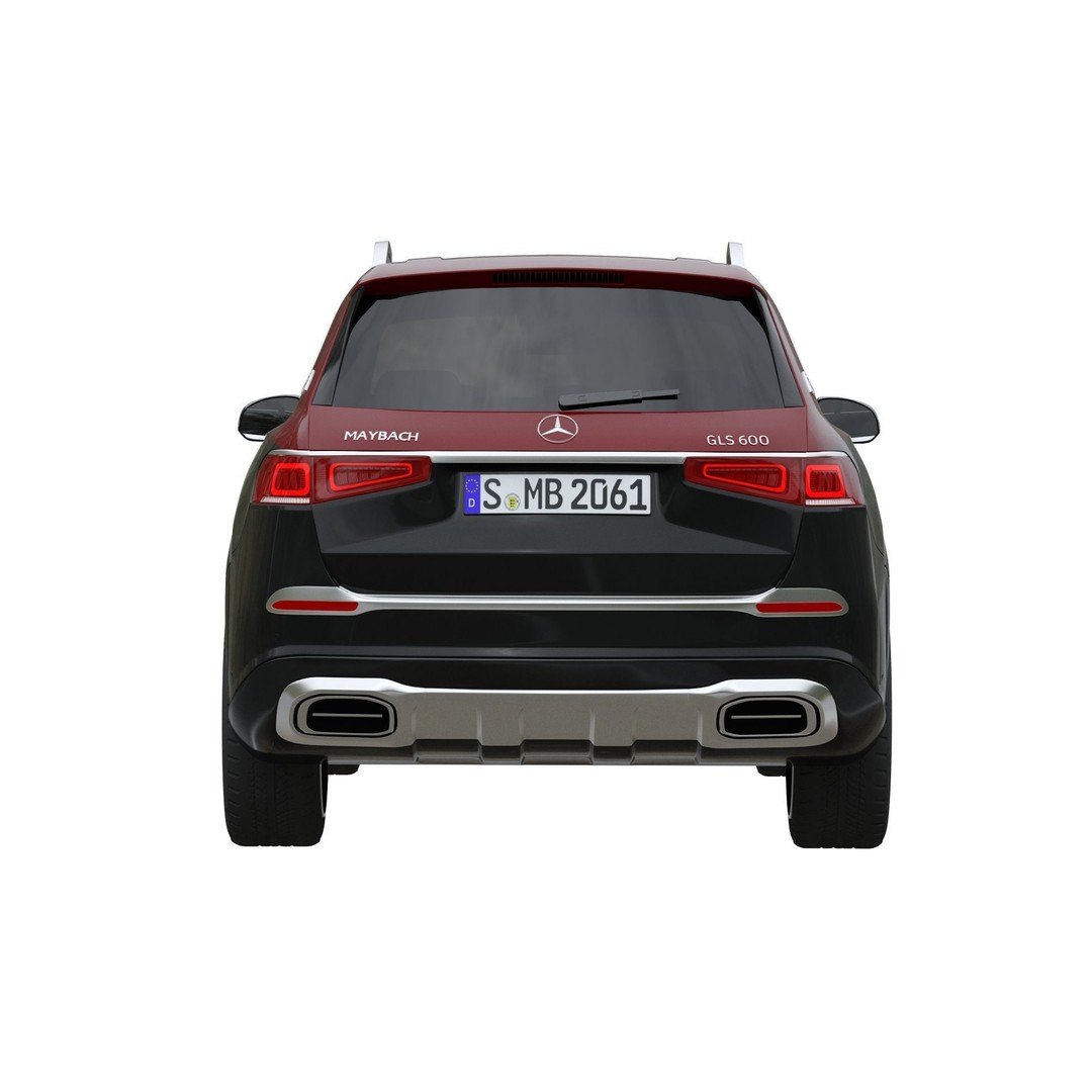 Mercedes-Maybach GLS 600 3D Model – Luxury SUV, FBX, Game Ready - View 12
