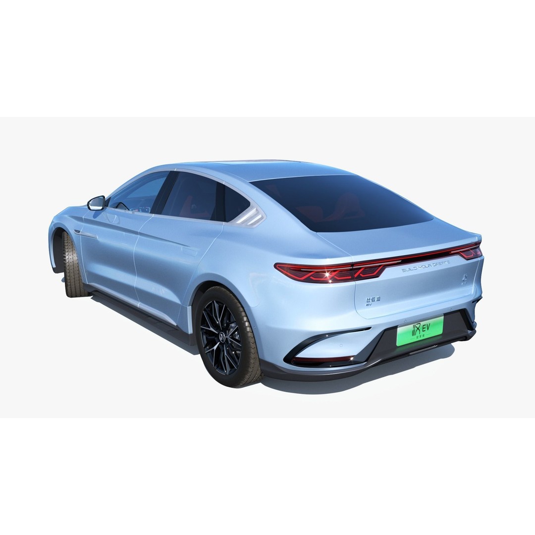 BYD Han EV 2023 Champion Edition 3D Model – Luxury Sedan, FBX, OBJ - View 17