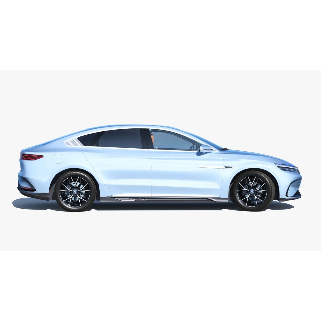 BYD Han EV 2023 Champion Edition 3D Model – Luxury Sedan, FBX, OBJ - View 18