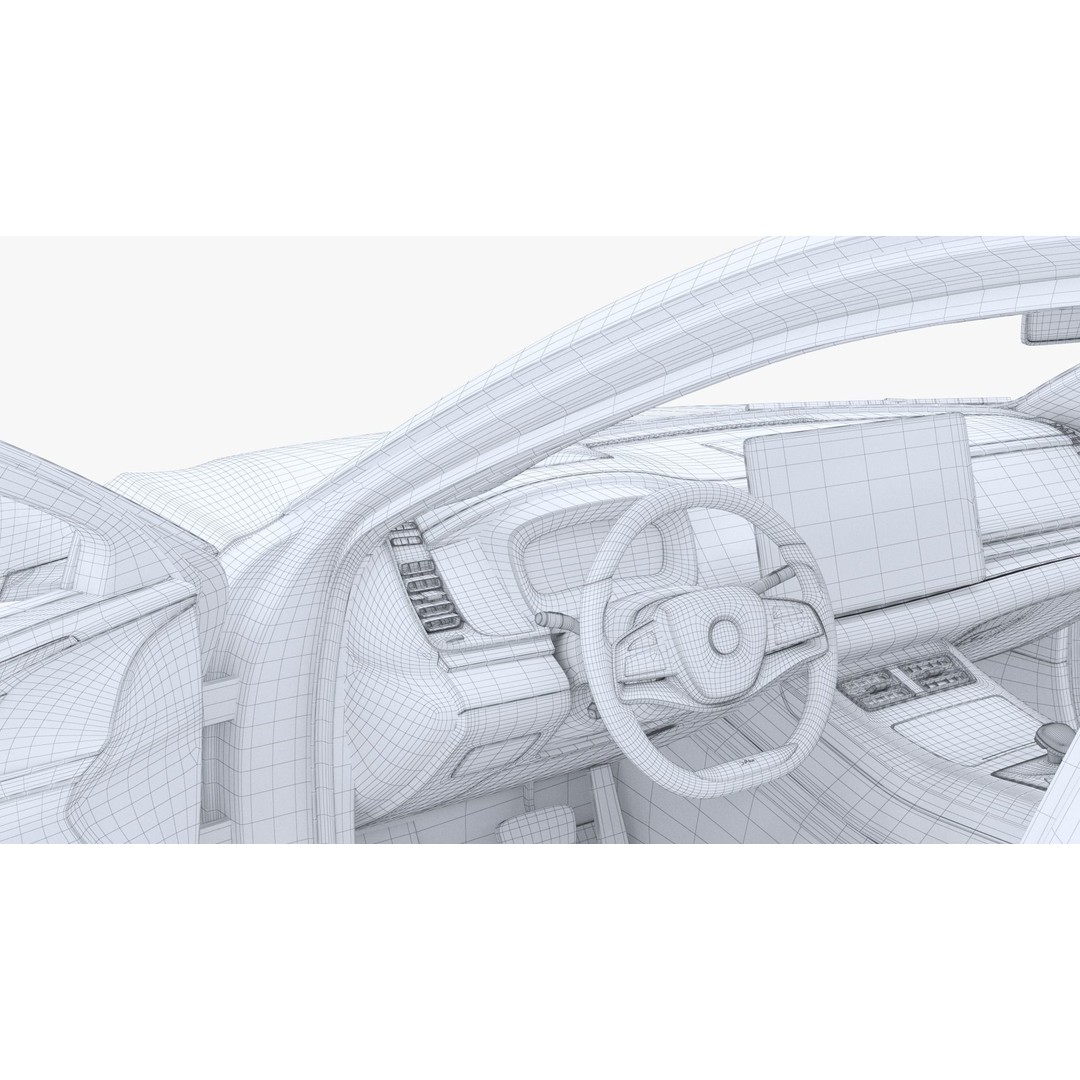 BYD Han EV 2023 Champion Edition 3D Model – Luxury Sedan, FBX, OBJ - View 24