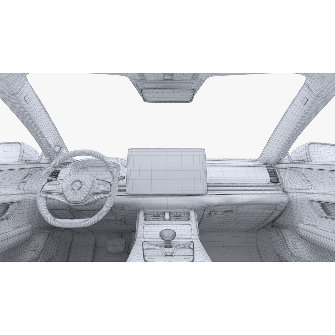 BYD Han EV 2023 Champion Edition 3D Model – Luxury Sedan, FBX, OBJ - View 25