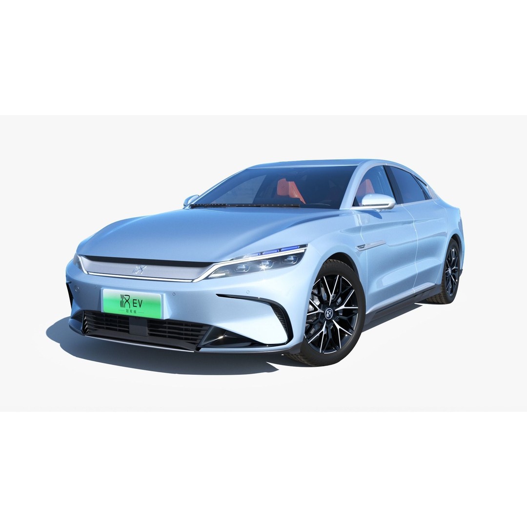 BYD Han EV 2023 Champion Edition 3D Model – Luxury Sedan, FBX, OBJ - View 5