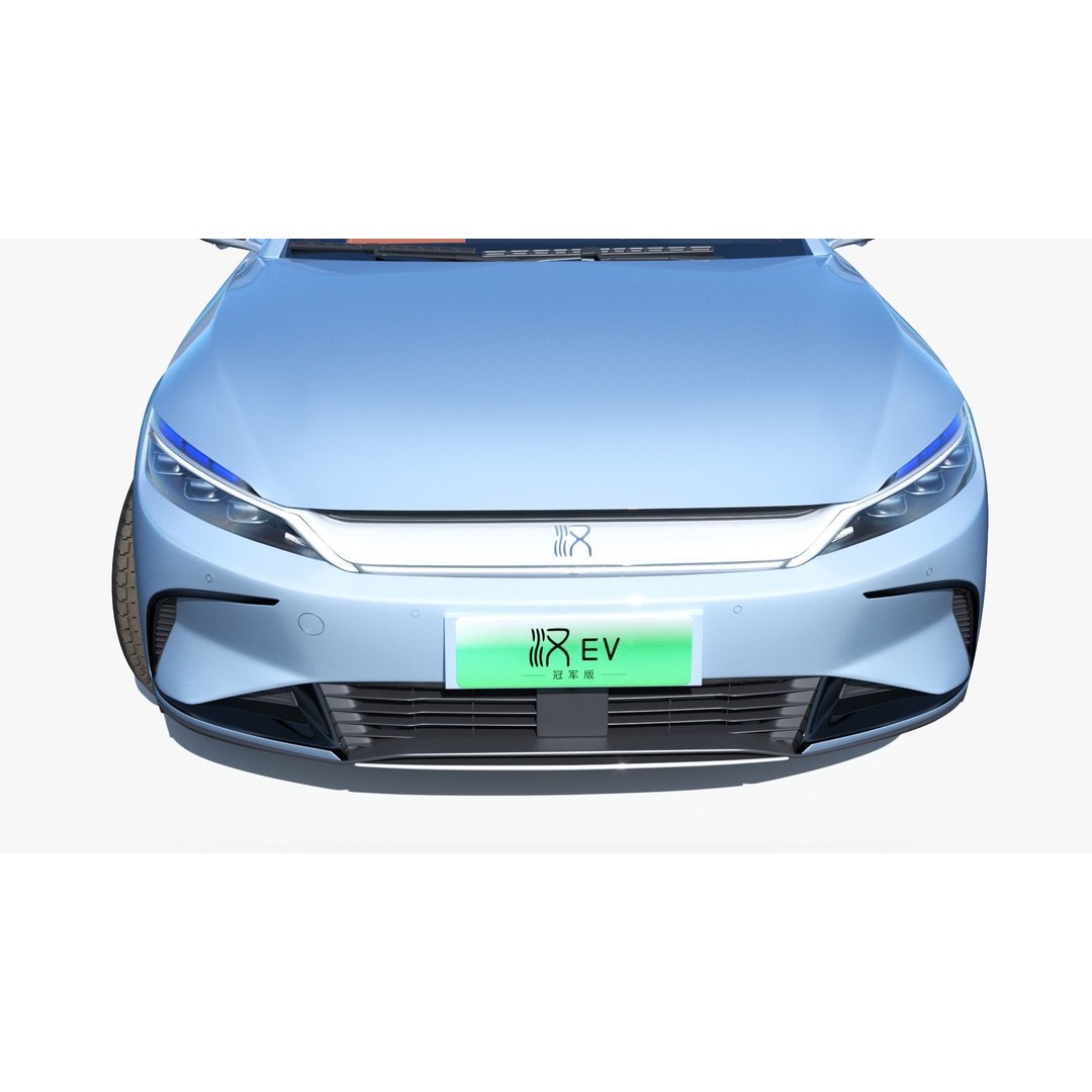 BYD Han EV 2023 Champion Edition 3D Model – Luxury Sedan, FBX, OBJ - View 7