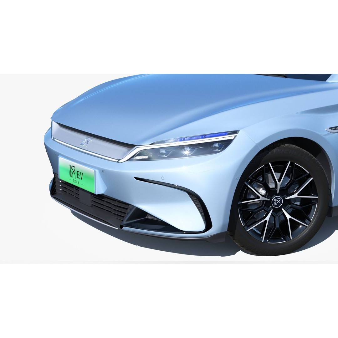BYD Han EV 2023 Champion Edition 3D Model – Luxury Sedan, FBX, OBJ - View 8