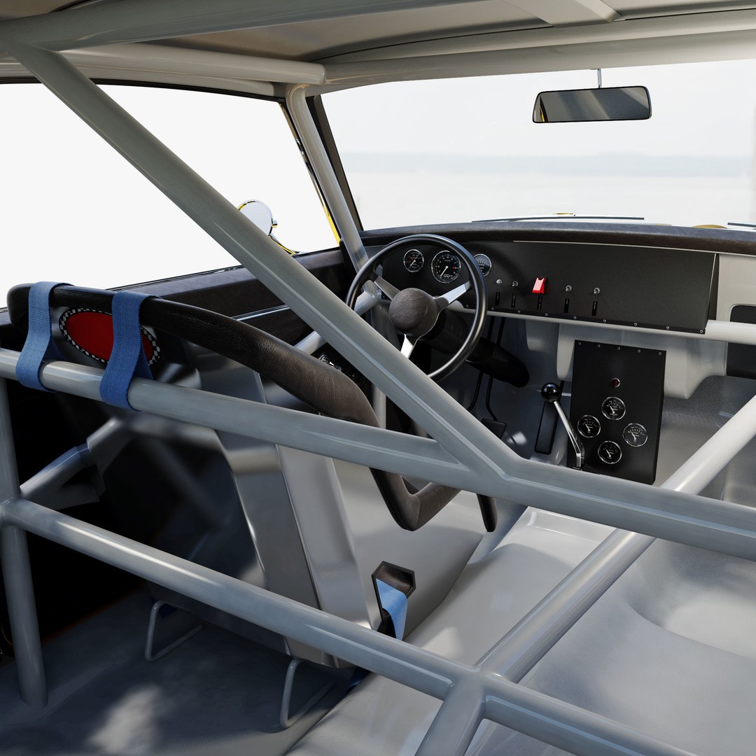 Chevrolet Camaro 3D Model – High Poly Racing Asset, FBX - View 11