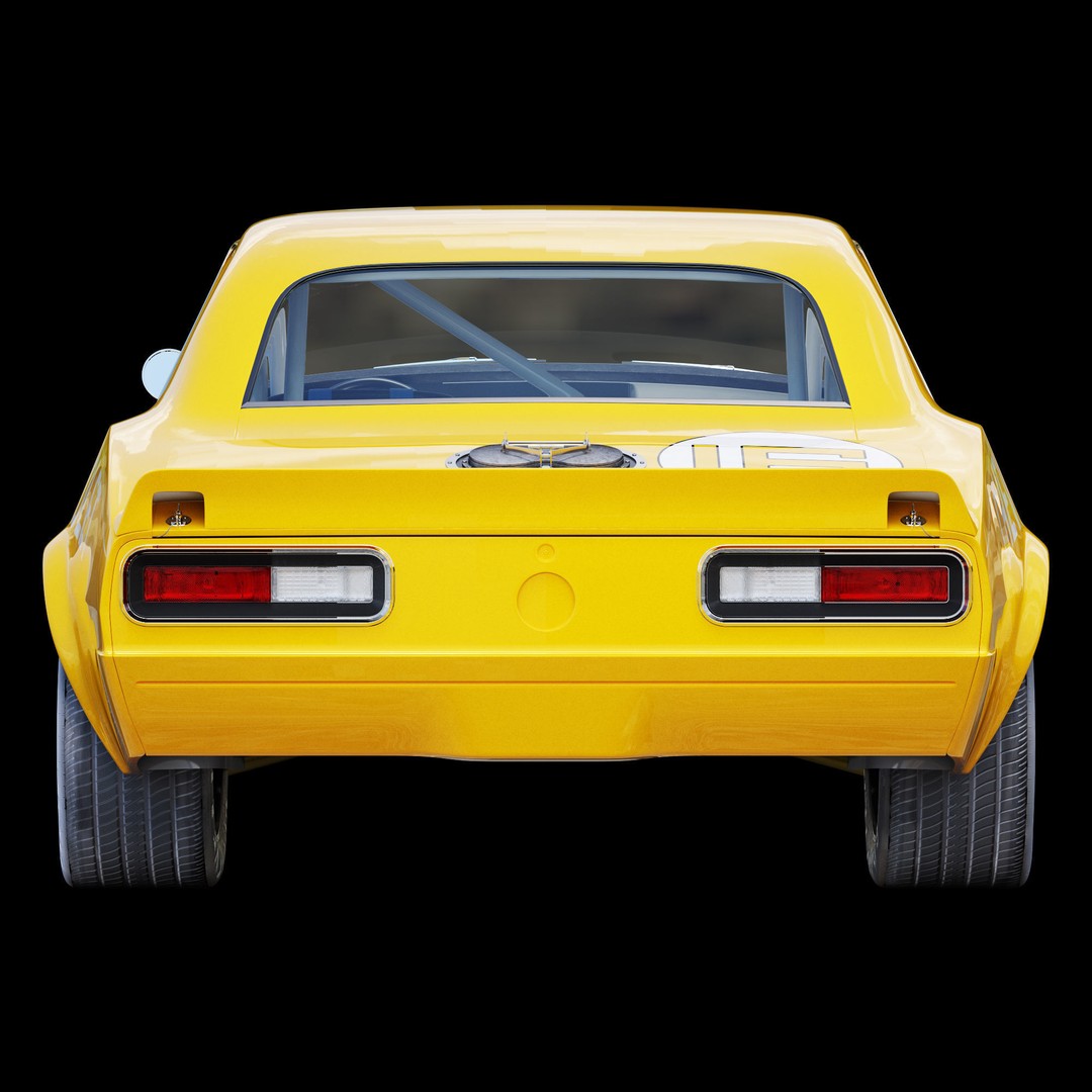 Chevrolet Camaro 3D Model – High Poly Racing Asset, FBX - View 16