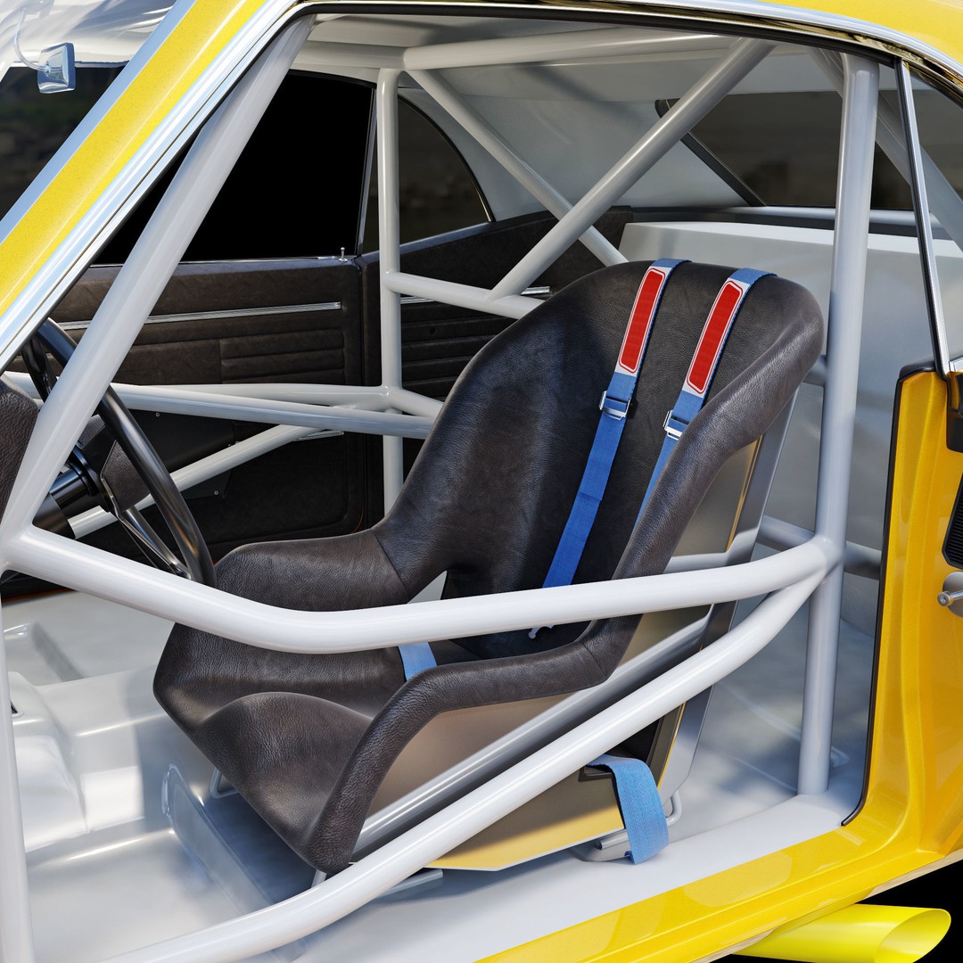 Chevrolet Camaro 3D Model – High Poly Racing Asset, FBX - View 23