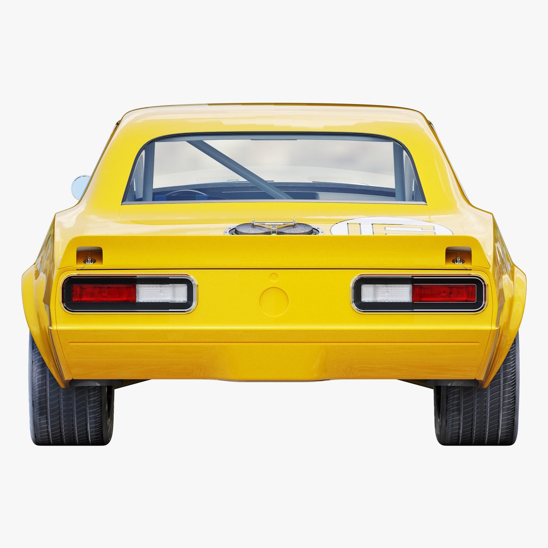 Chevrolet Camaro 3D Model – High Poly Racing Asset, FBX - View 5