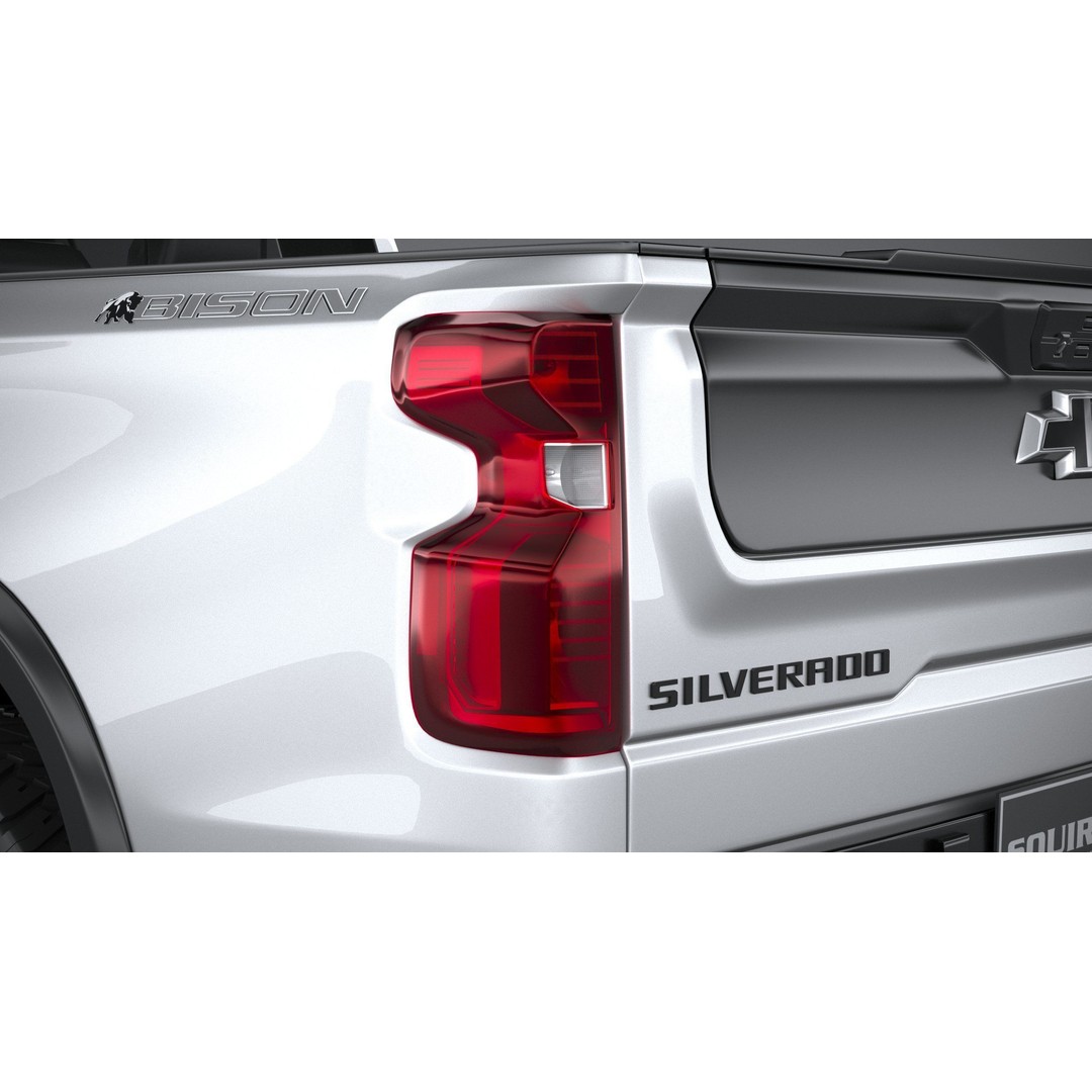 Chevrolet Silverado ZR2 Bison 3D Model – High Poly Game Asset, FBX, OBJ - View 17