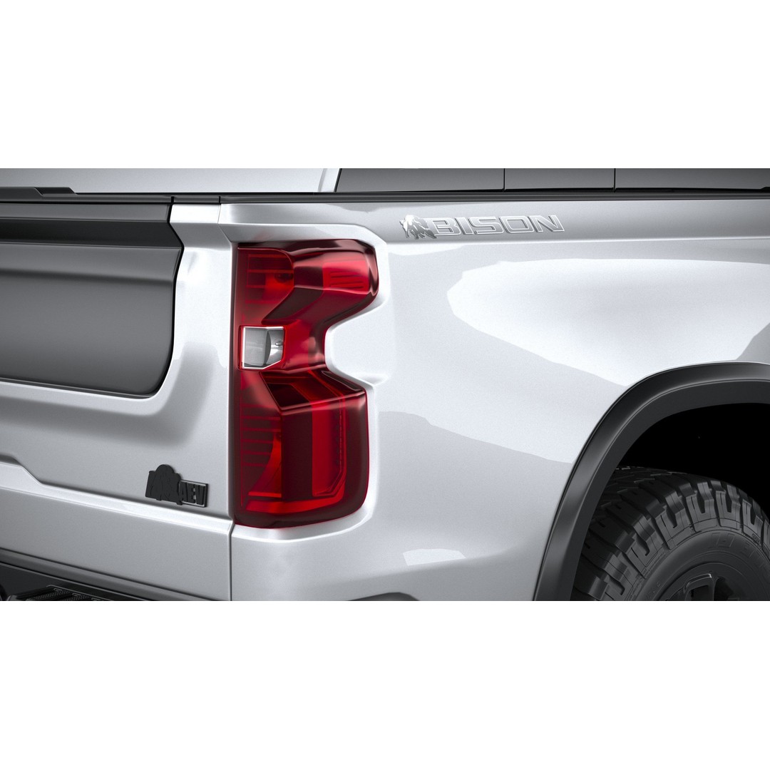 Chevrolet Silverado ZR2 Bison 3D Model – High Poly Game Asset, FBX, OBJ - View 20