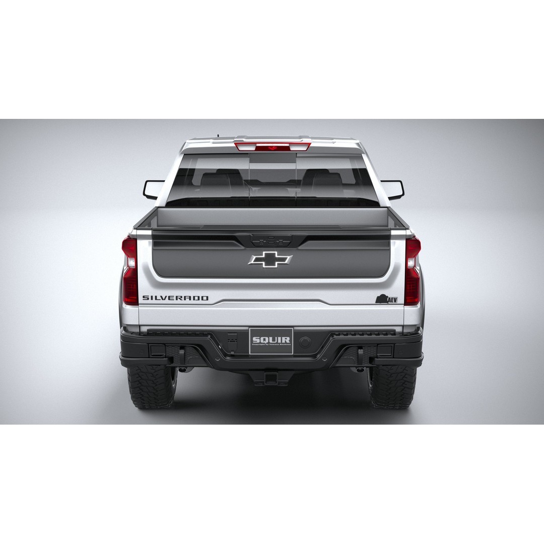 Chevrolet Silverado ZR2 Bison 3D Model – High Poly Game Asset, FBX, OBJ - View 6