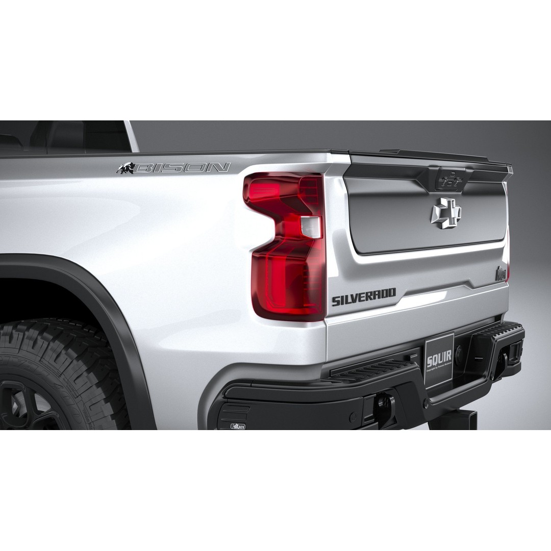 Chevrolet Silverado ZR2 Bison 3D Model – High Poly Game Asset, FBX, OBJ - View 8