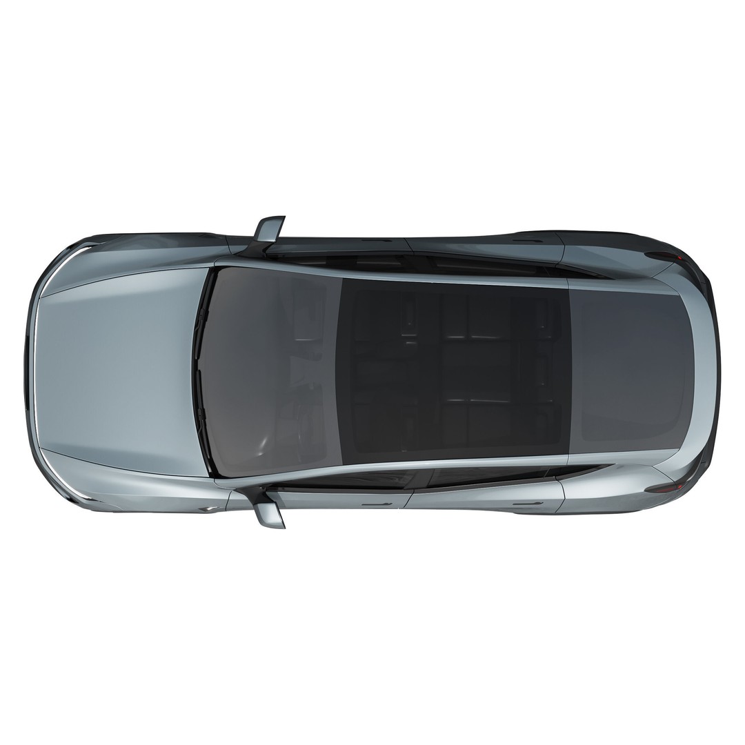 Tesla Model Y 2025 3D Model – High Poly SUV Asset, FBX & OBJ - View 10
