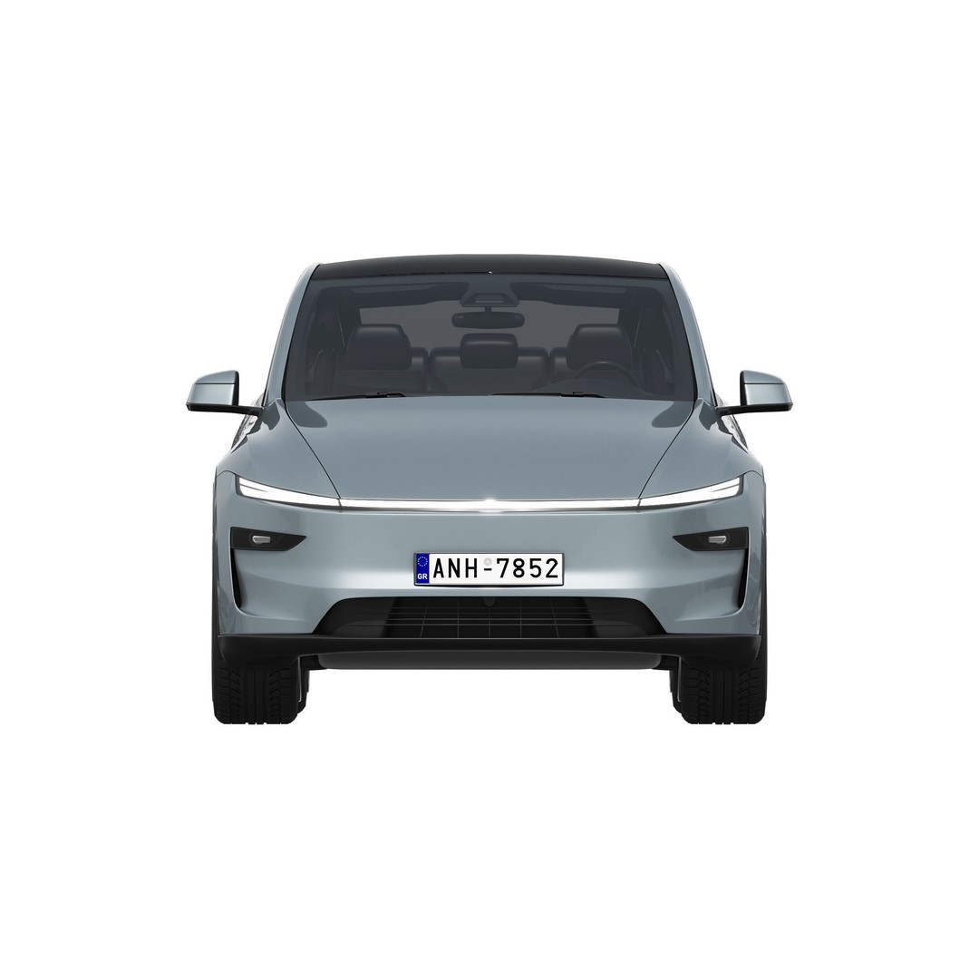 Tesla Model Y 2025 3D Model – High Poly SUV Asset, FBX & OBJ - View 8