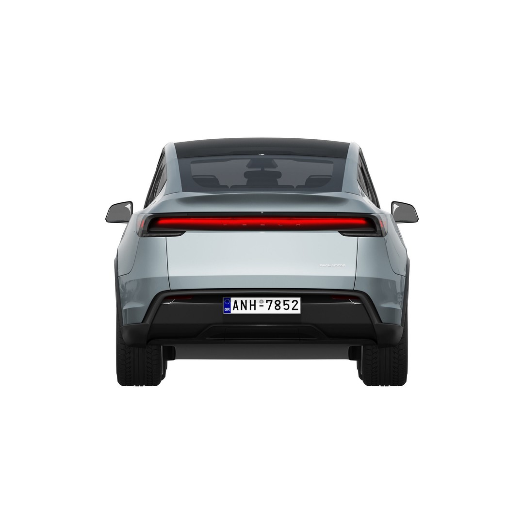 Tesla Model Y 2025 3D Model – High Poly SUV Asset, FBX & OBJ - View 9