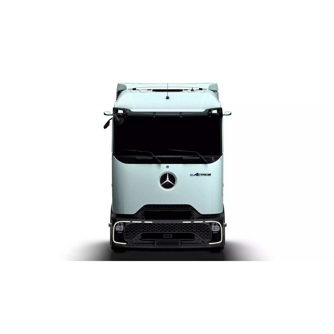Mercedes Benz eActros Pro600 3D Model – High Poly Truck Chassis, FBX - View 23