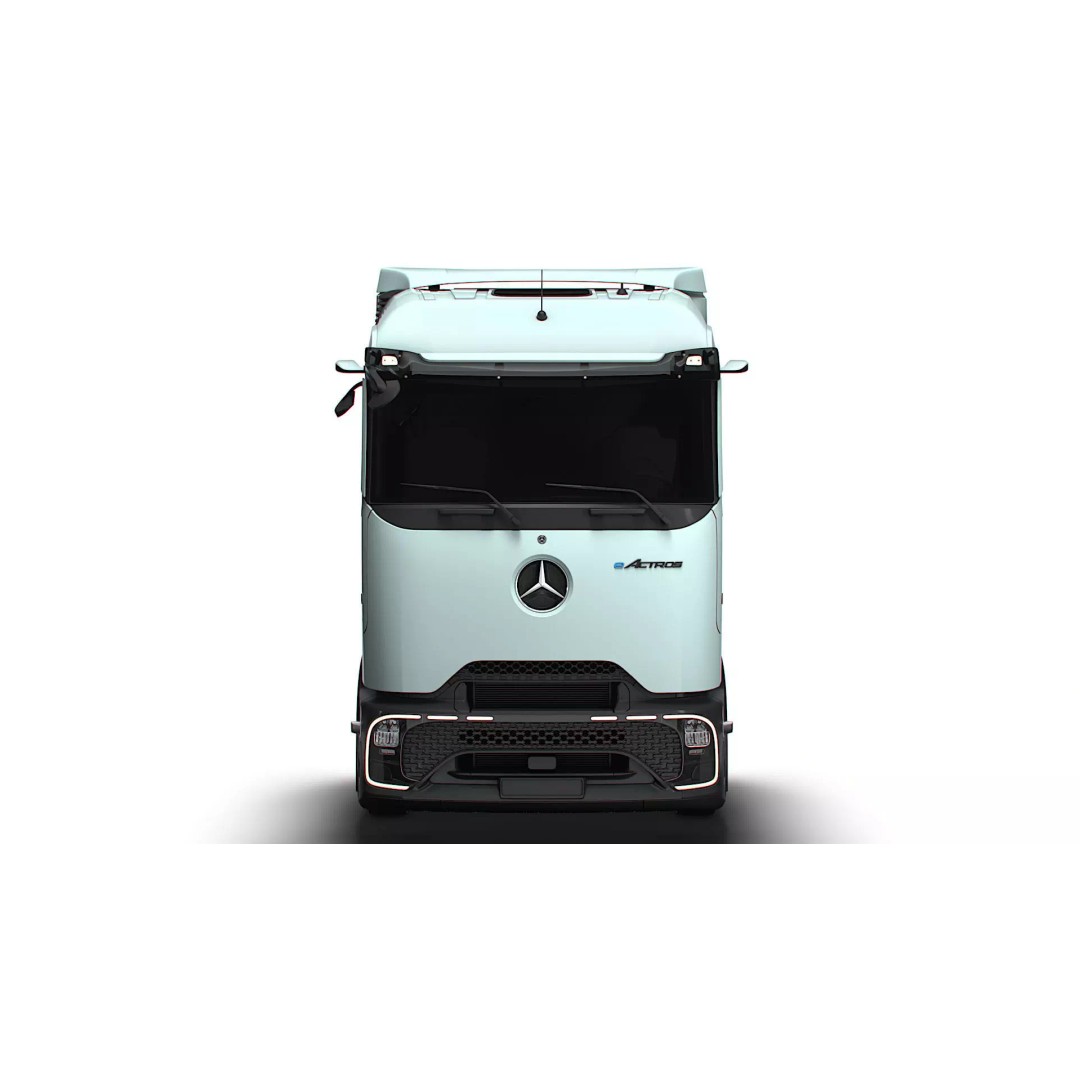 Mercedes Benz eActros Pro600 3D Model – High Poly Truck Chassis, FBX - View 8
