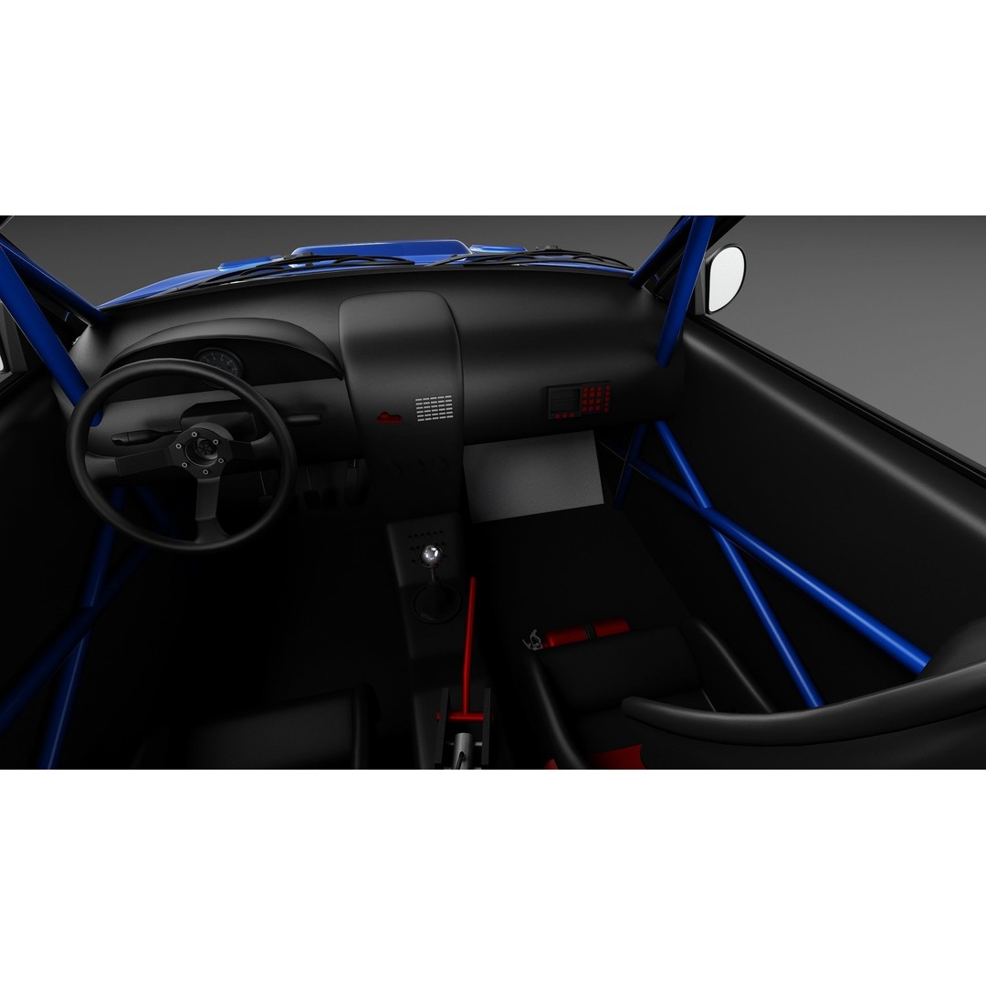 Subaru Impreza STi 22b WRC 1993-2000 3D Model – High Poly, FBX, OBJ - View 18
