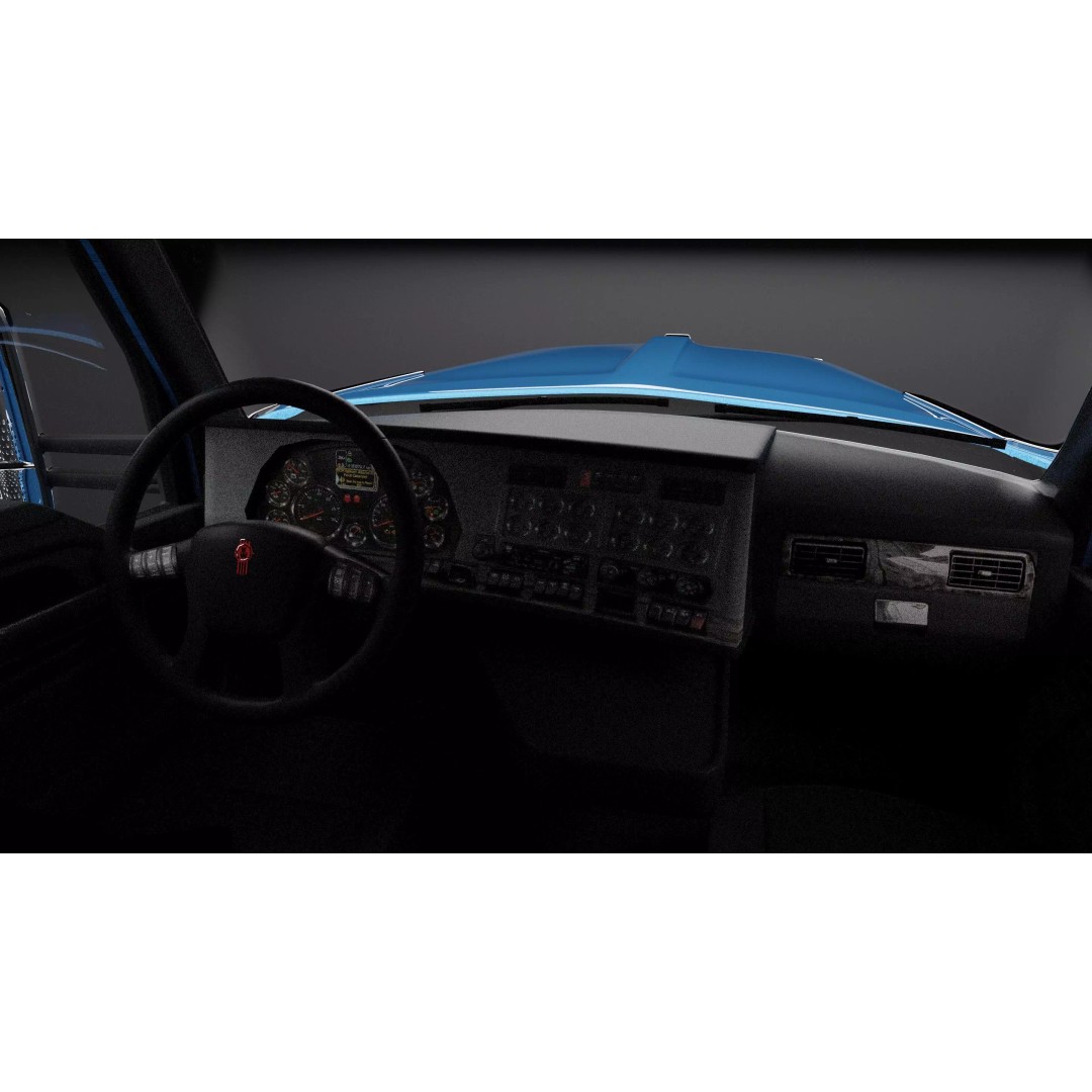 Kenworth 990 Truck 3D Model – High Poly Realistic Vehicle, Blender, FBX, OBJ - View 12