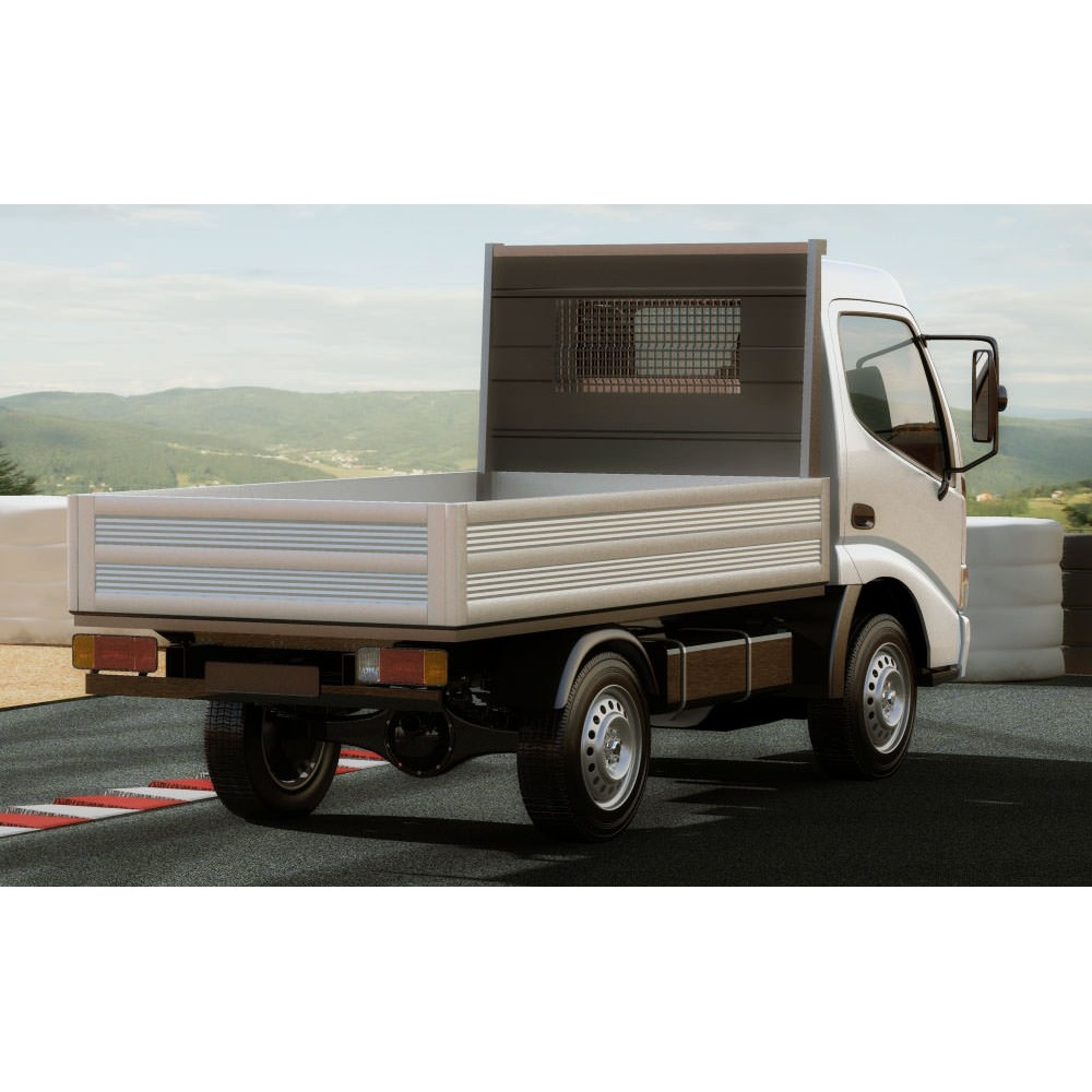 Toyota Dyna 3D Model – Realistic Truck with Detailed Exterior, FBX