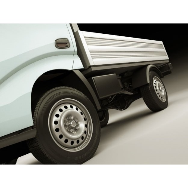 Toyota Dyna 3D Model – Realistic Truck with Detailed Exterior, FBX - View 10