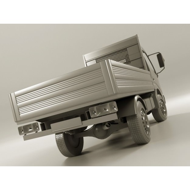 Toyota Dyna 3D Model – Realistic Truck with Detailed Exterior, FBX - View 17