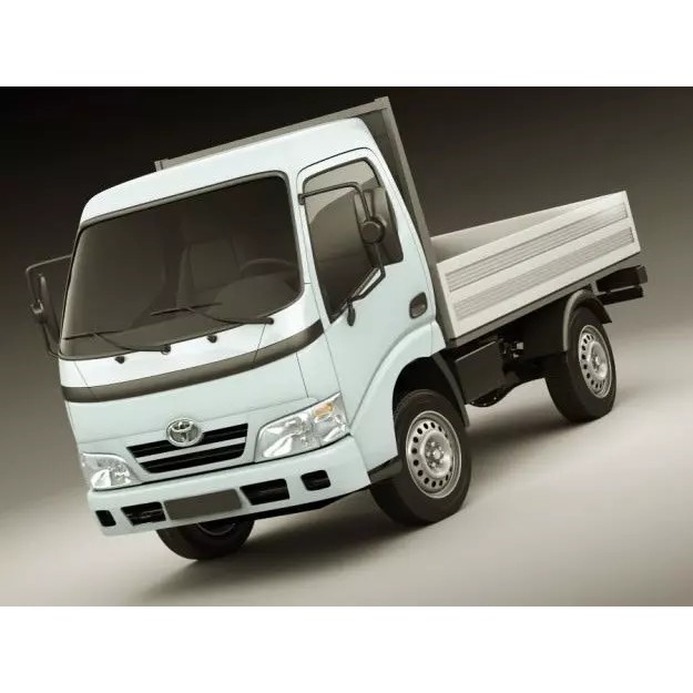 Toyota Dyna 3D Model – Realistic Truck with Detailed Exterior, FBX - View 2