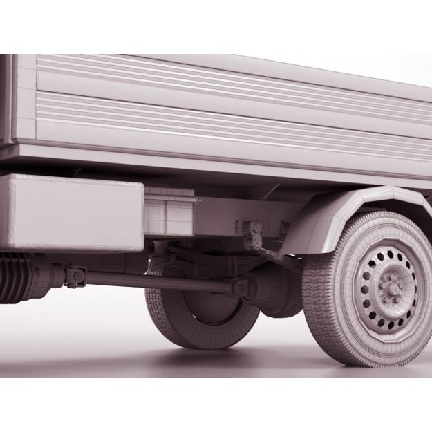 Toyota Dyna 3D Model – Realistic Truck with Detailed Exterior, FBX - View 20