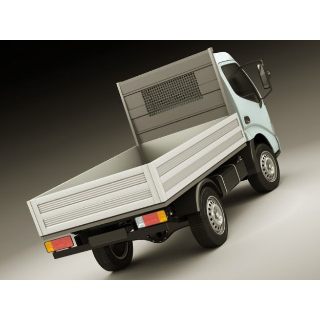 Toyota Dyna 3D Model – Realistic Truck with Detailed Exterior, FBX - View 3